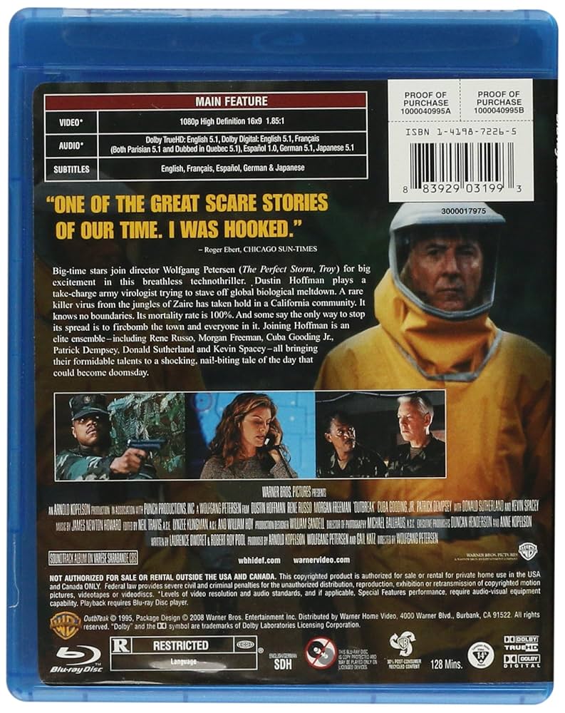 その他 Outbreak (1995 Film) [CD] Amazon.co.jp: Outbreak (1995 Film): ミュージック